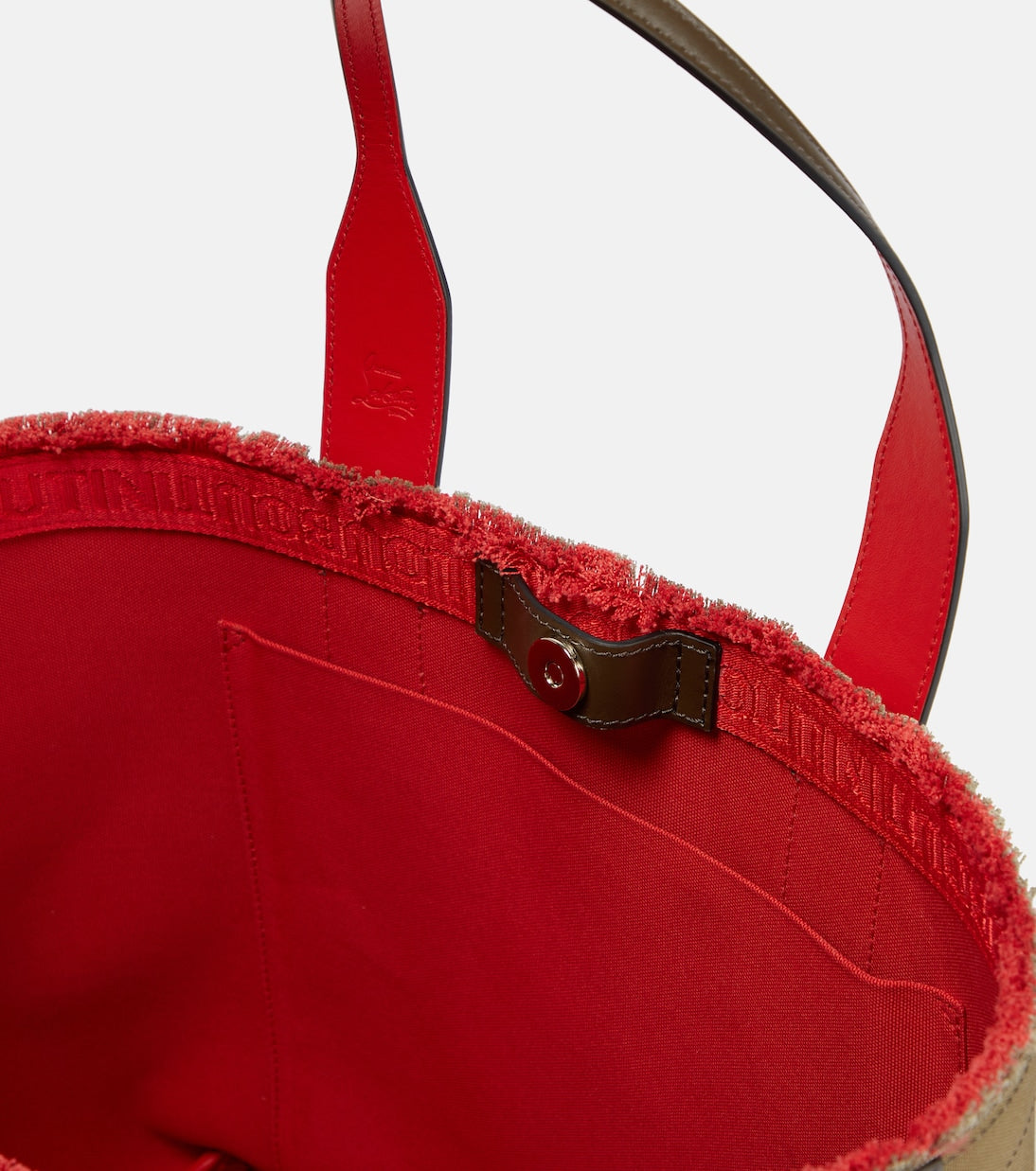 Christian Louboutin Frangibus Small Printed Canvas Tote