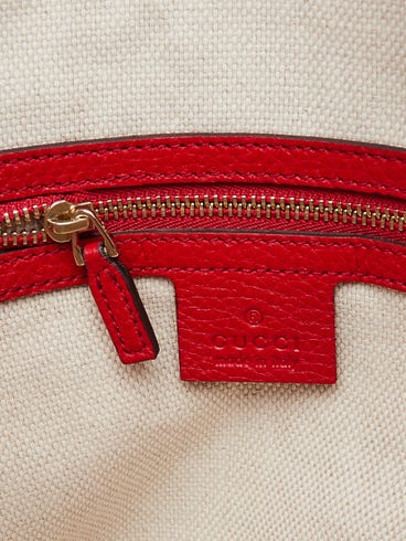 Gucci Red Soho Cellarius Tote