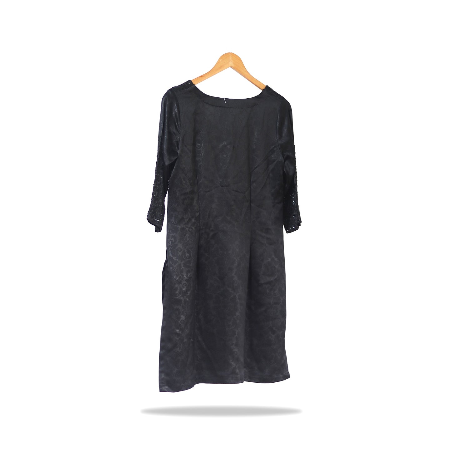 Nivedita Saboo Black Embroidered Kurta