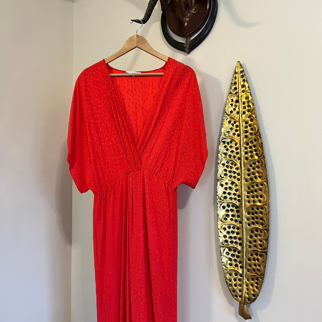 Scalpers Maxi Cinched at the Waist Dress