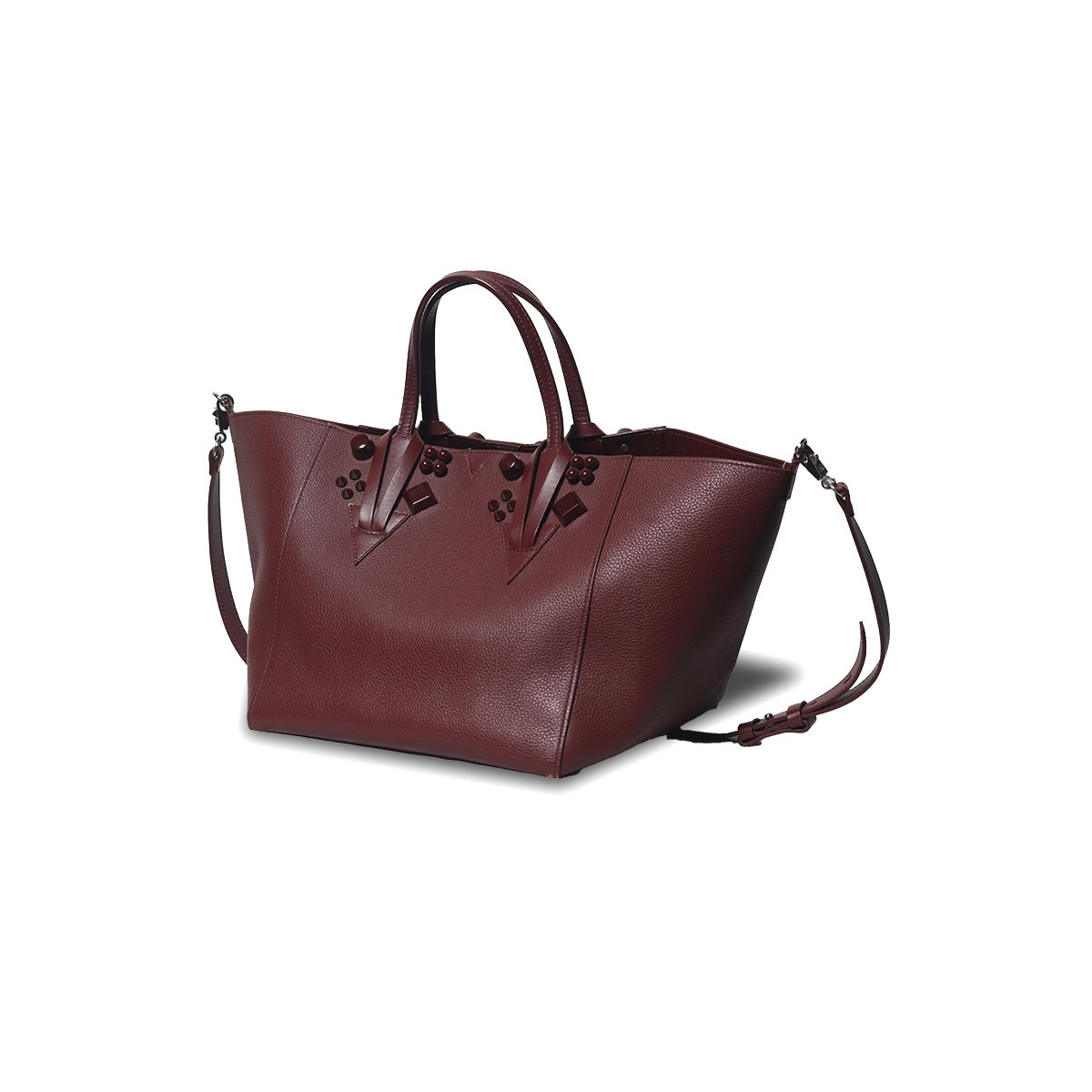 Christian Louboutin Bordeaux Cabachic Tote Bag