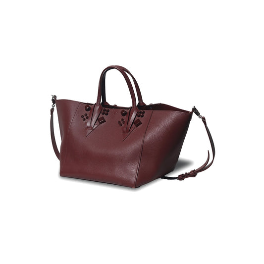 Christian Louboutin Bordeaux Cabachic Tote Bag