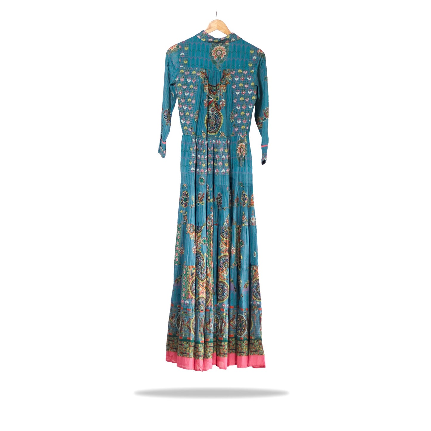 Ritu Kumar Blue Printed Dress