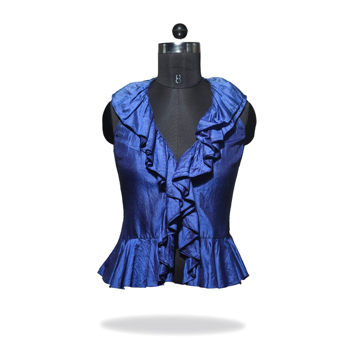 Ralph Lauren Silk Ruffle Blouse