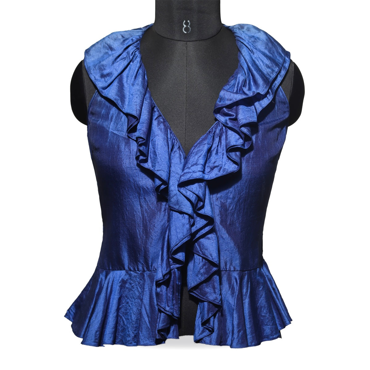Ralph Lauren Silk Ruffle Blouse