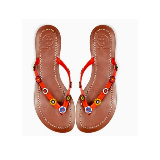 Tory Burch Marguerite Terra Thong Sandals