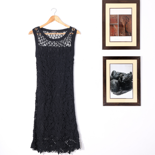 Bimba Y Lola Black Lace Dress